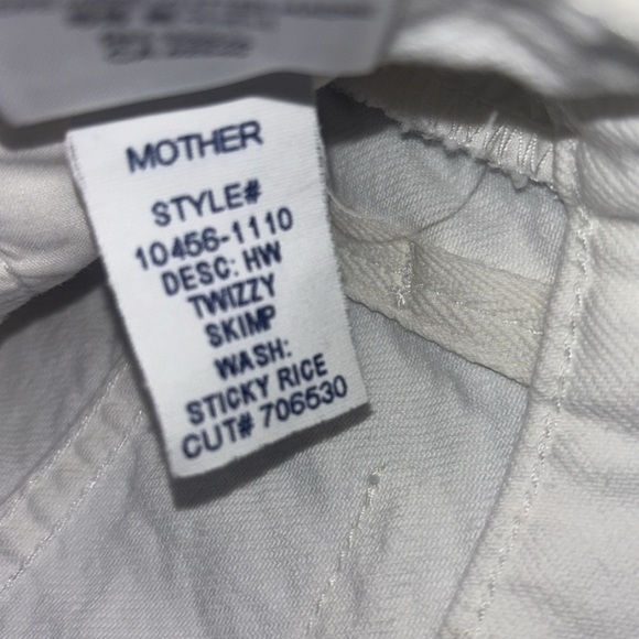 NWOT Mother Snacks High Waisted Twizzy Skimp Jeans Size 28 - Picture 4 of 8